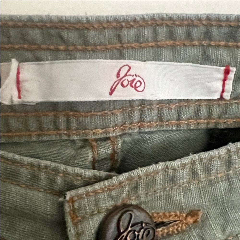 Joie Olive Green Denim Pants